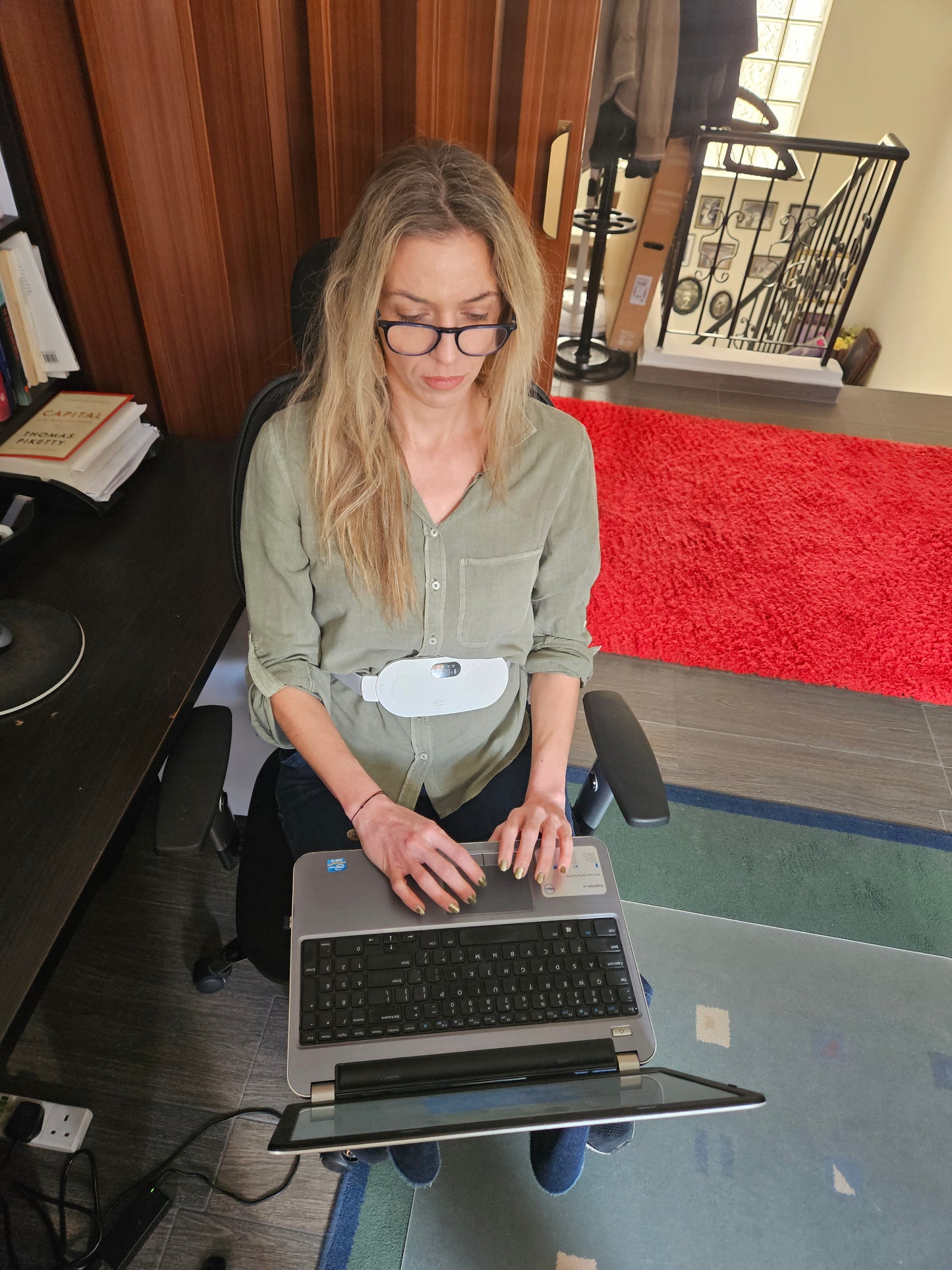 Portable Heating Pad; Period Cramp & Lower Back Pain Relief