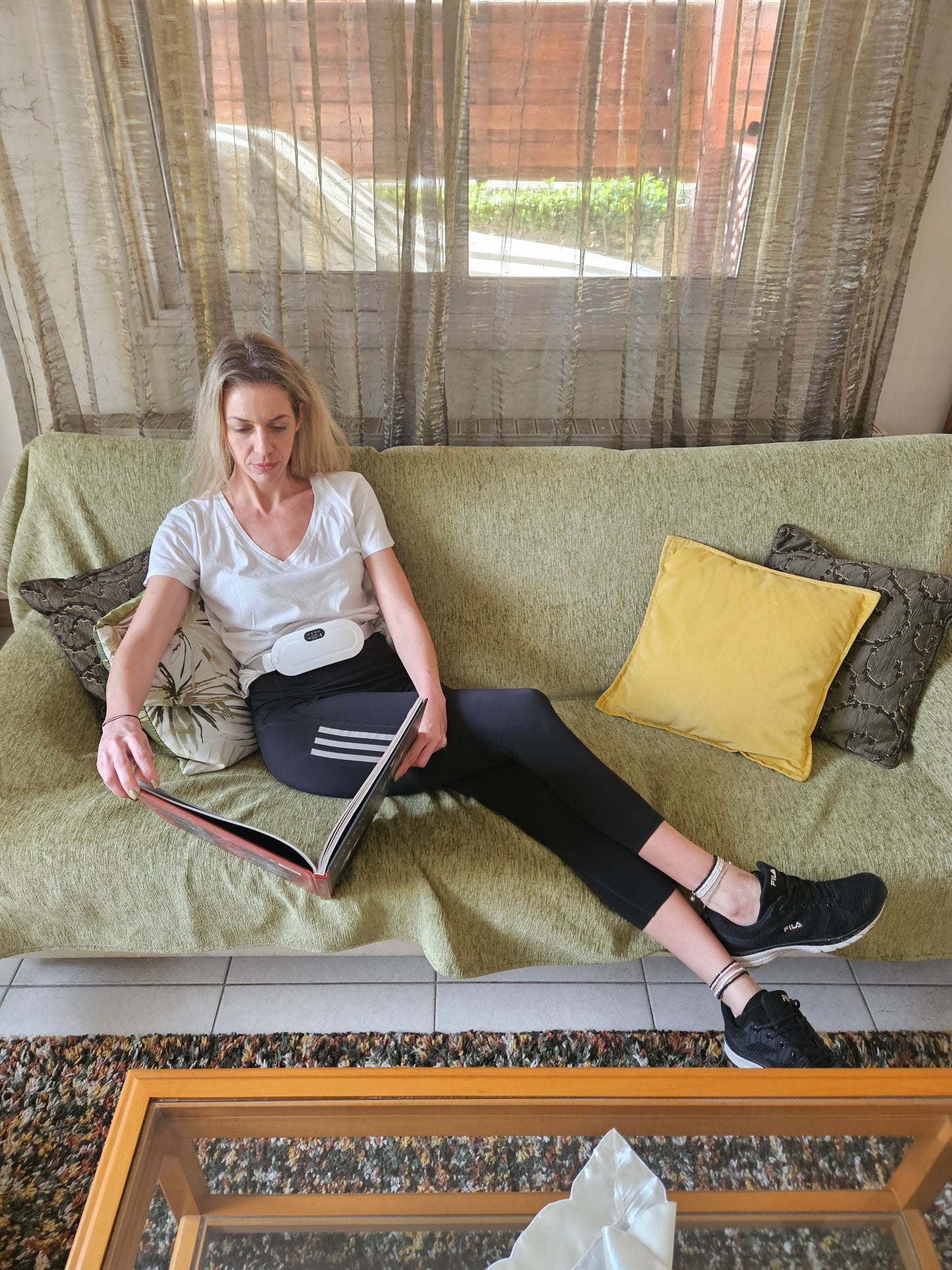 Portable Heating Pad; Period Cramp & Lower Back Pain Relief